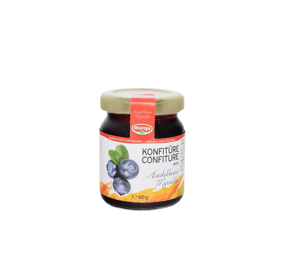 MORGA MIDGET confiture myrtilles fructose 60 g