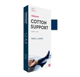 VENOSAN COTTON SUPPORT Socks A-D L navy 1 paire