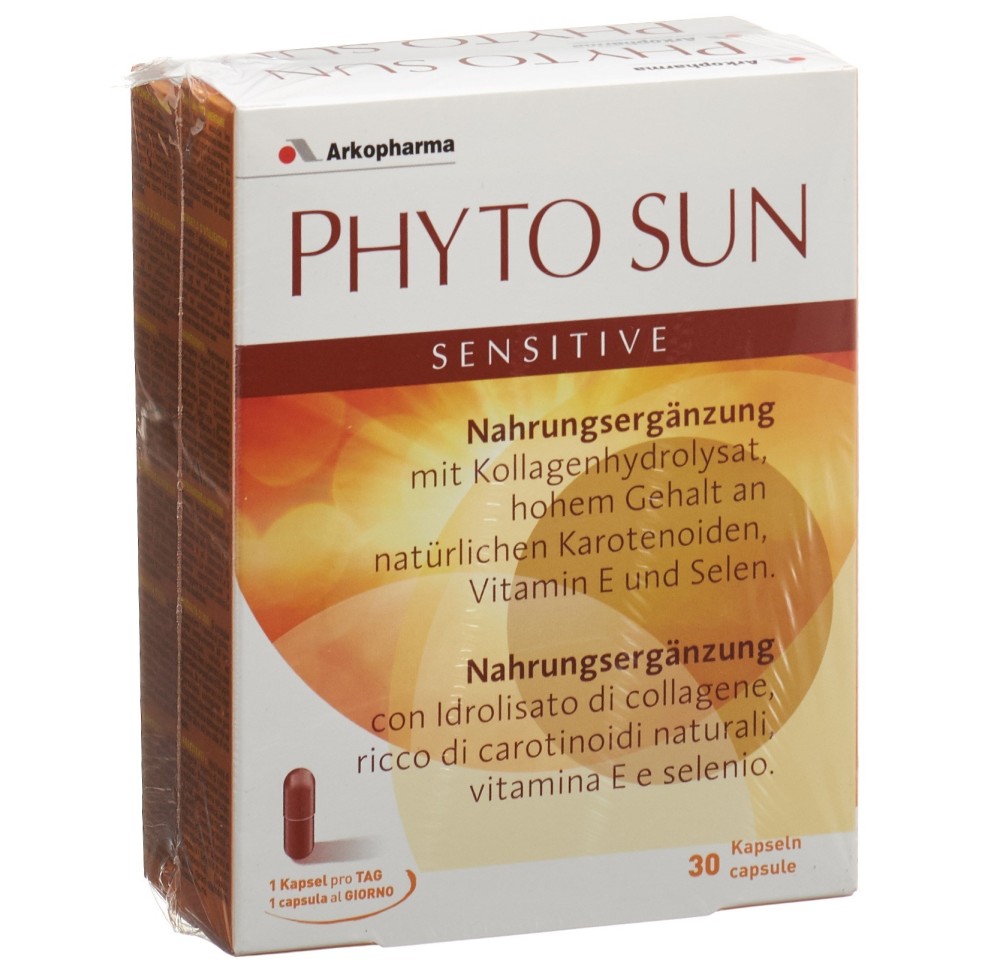 PHYTO SUN sensitive caps duo 2 x 30 pce