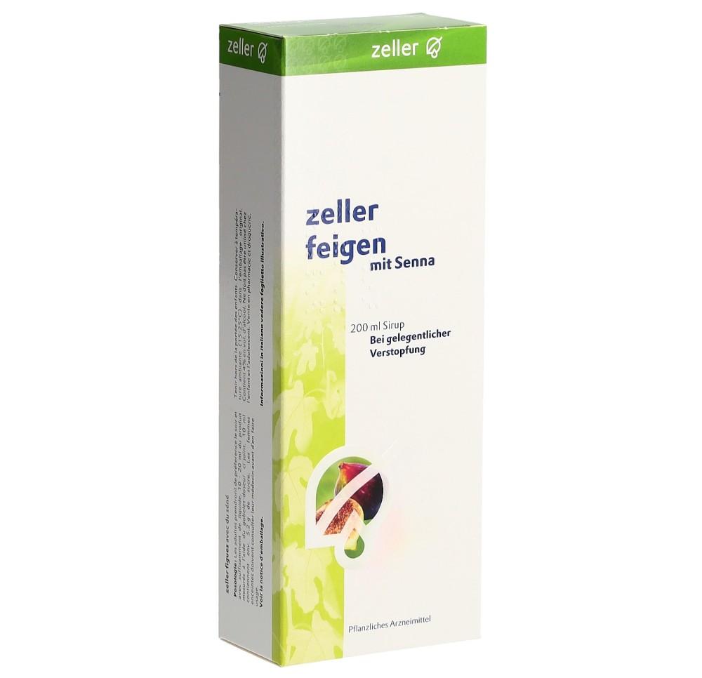ZELLER figues avec du séné sirop 200 ml
