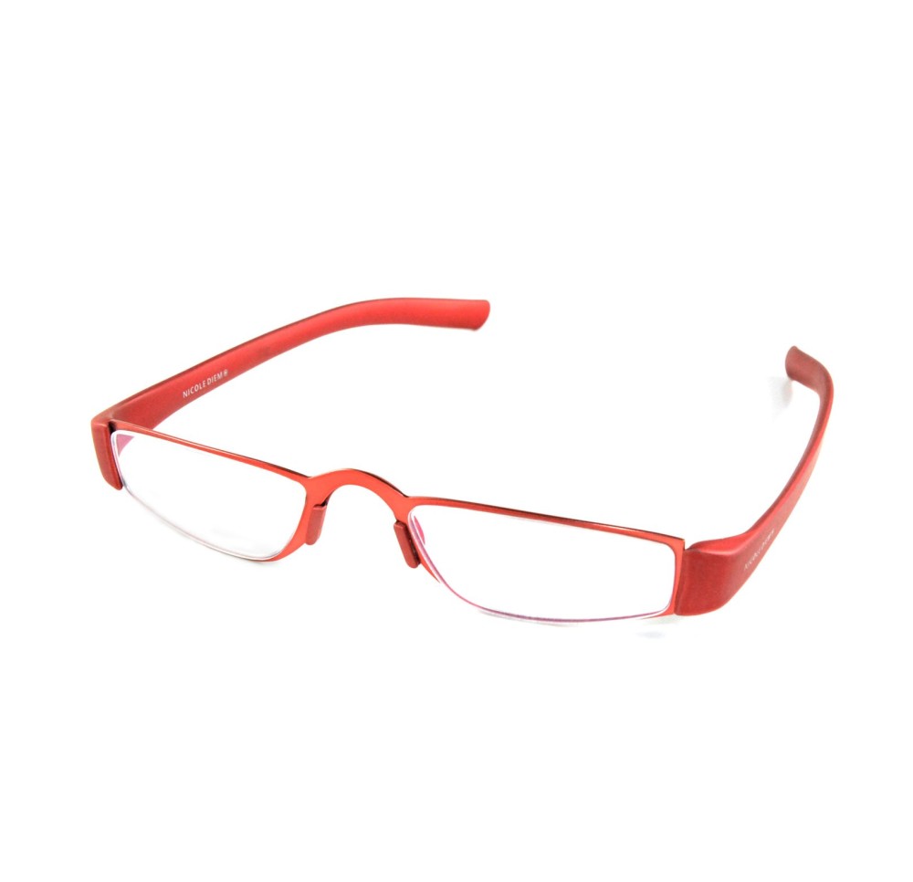 NICOLE DIEM lunettes lecture 2.00dpt Golf rouge
