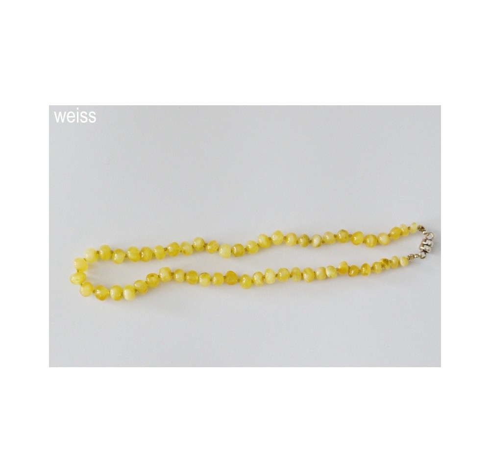 AMBERSTYLE ambre 32cm blanc ferm magn