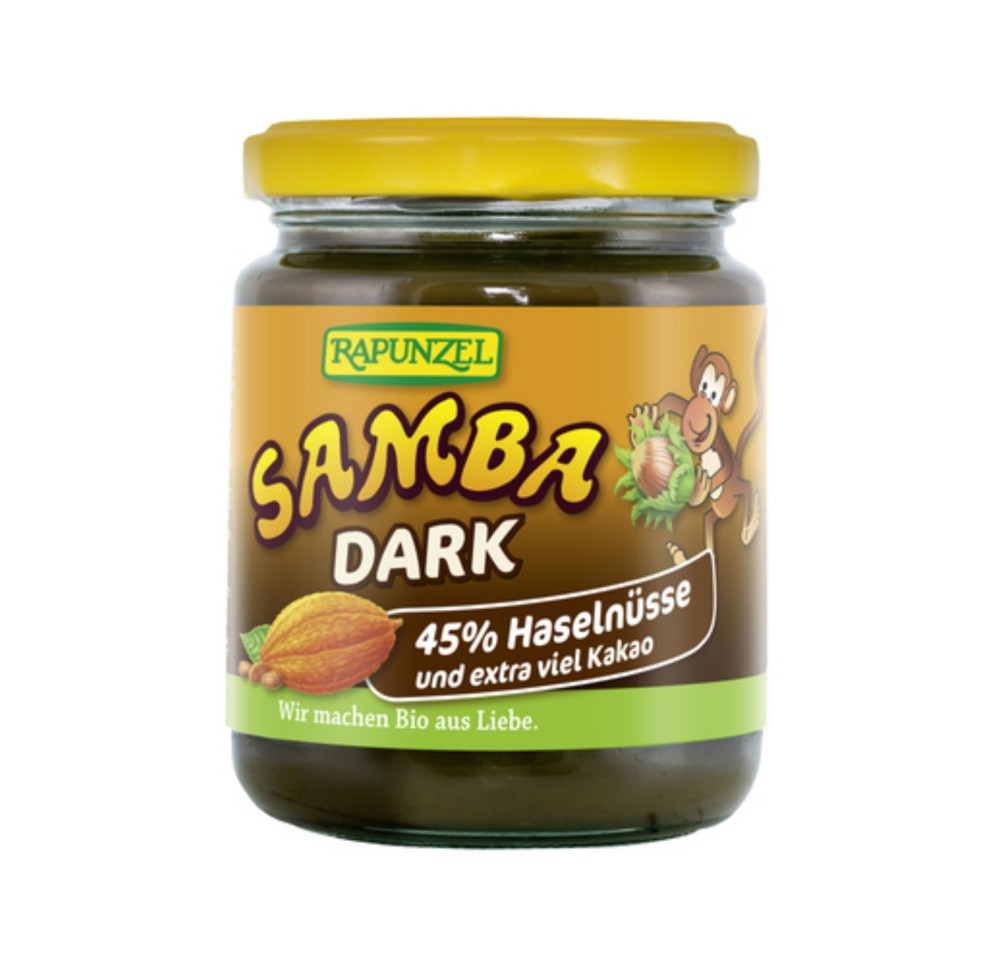 RAPUNZEL Samba pâte tartiner noisette foncé 250 g