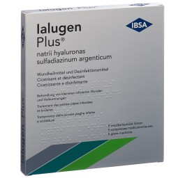 IALUGEN PLUS gazes médicales 10x10cm 5 pce