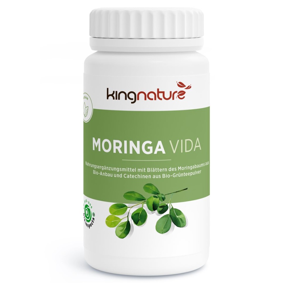 KINGNATURE Moringa Vida (Bio) caps 72 pce