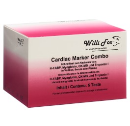 WILLI FOX Cardiac Mar TroI Myo H-FABP CK-MB 5 pce
