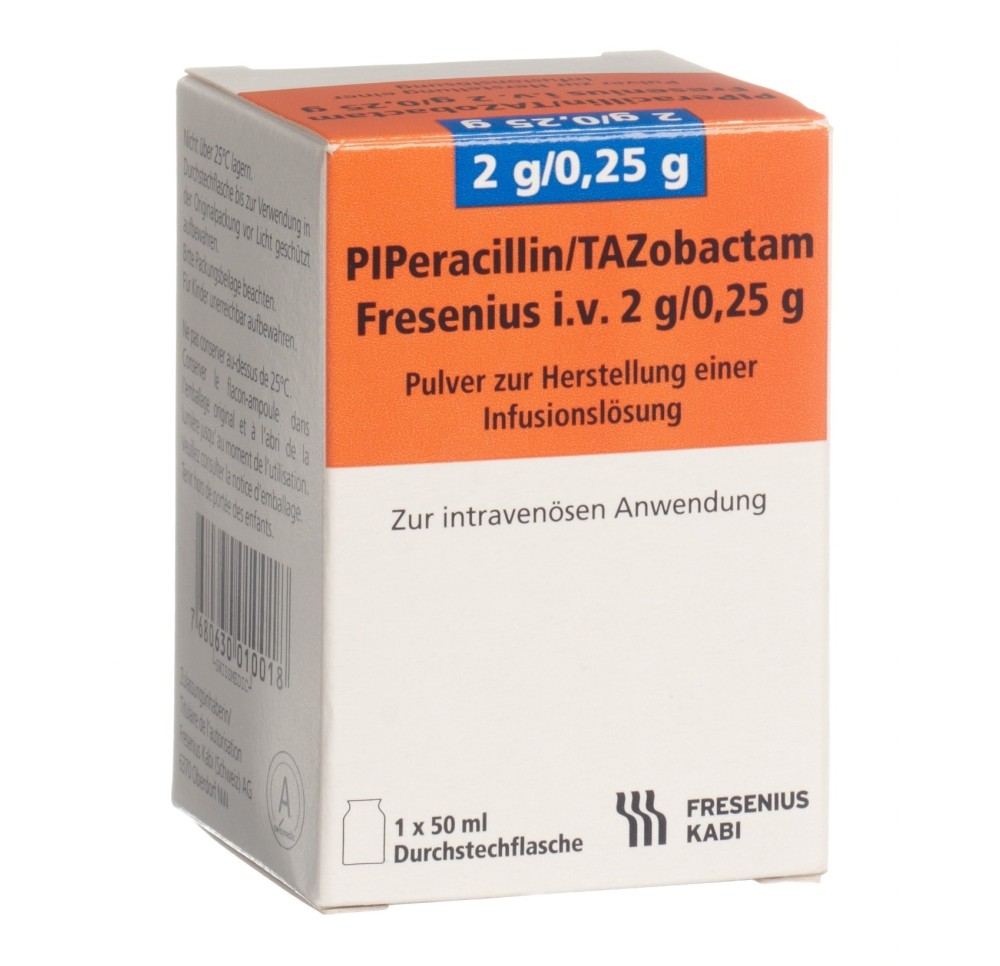 PIPERACILLIN/TAZOB. Fresenius i.v. 2.25 g flac