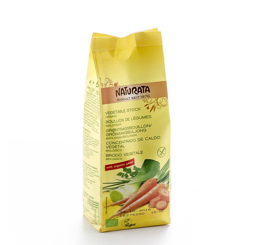 NATURATA bouillon de légumes avec levure bio 500 g