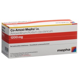 CO-AMOXI Mepha subst sèche 1200 mg flac 10 pce