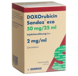 DOXORUBICINE Sandoz eco 50 mg/25ml 25 ml