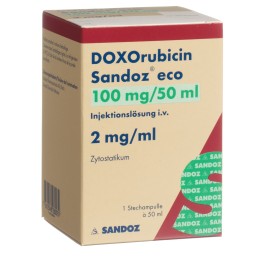 DOXORUBICINE Sandoz eco 100 mg/50ml 50 ml