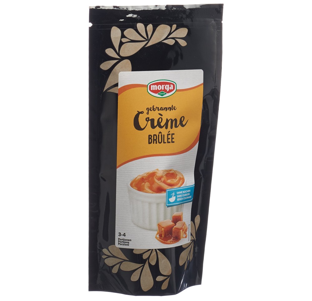 MORGA crème pdr crème brûlée sach 90 g
