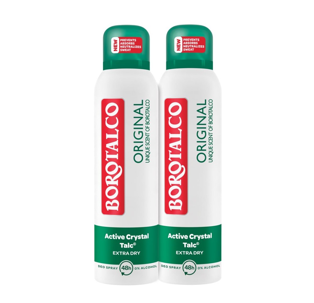 BOROTALCO Deo Original spray 2 x 150 ml