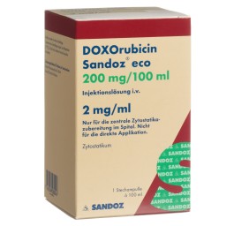 DOXORUBICINE Sandoz eco 200 mg/100ml 100 ml