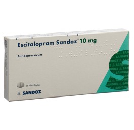 ESCITALOPRAM Sandoz cpr pell 10 mg 14 pce