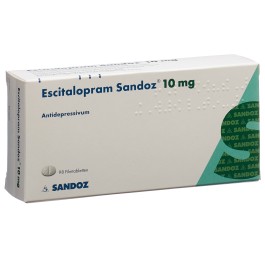 ESCITALOPRAM Sandoz cpr pell 10 mg 98 pce