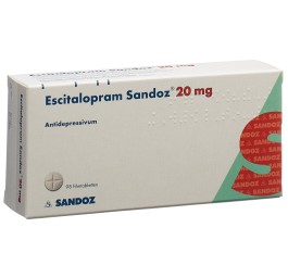 ESCITALOPRAM Sandoz cpr pell 20 mg 98 pce