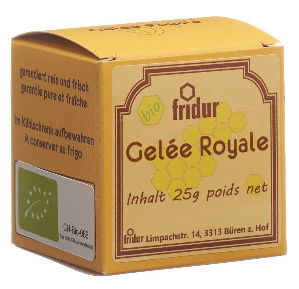 FRIDUR Bio-Gelée-Royale verre 25 g