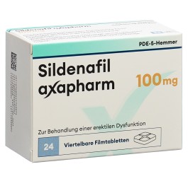 SILDENAFIL Axapharm cpr pell 100 mg 24 pce