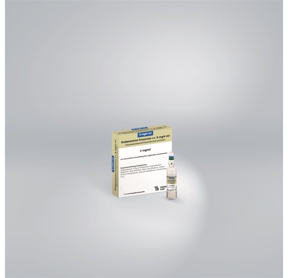 ONDANSETRON Fresenius i.v. 8 mg/4ml amp 5 pce