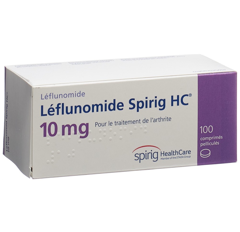 LEFLUNOMIDE Spirig HC cpr pell 10 mg 100 pce