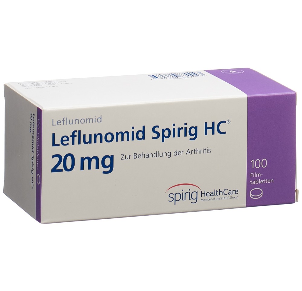 LEFLUNOMIDE Spirig HC cpr pell 20 mg 100 pce