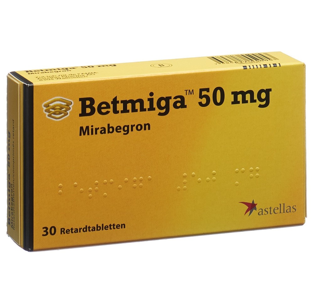 BETMIGA cpr ret 50 mg 30 pce