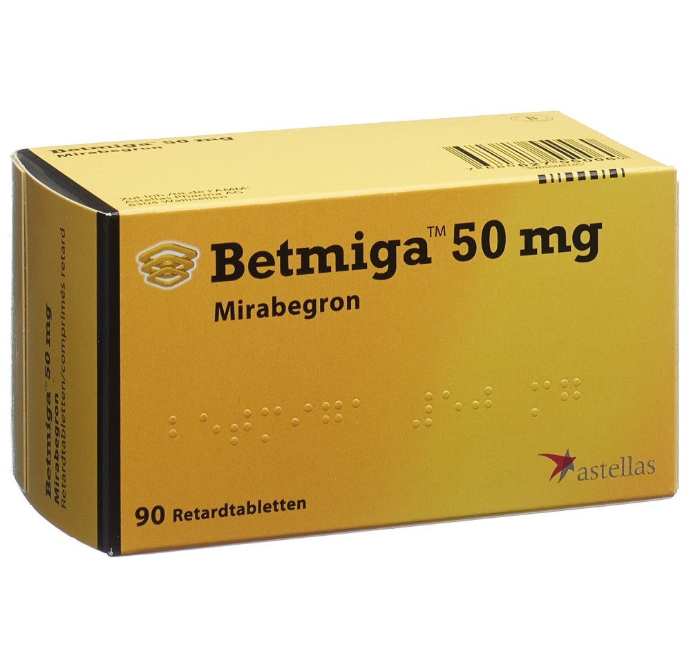 BETMIGA cpr ret 50 mg 90 pce