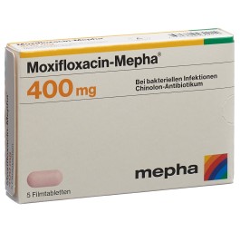 MOXIFLOXACIN Mepha cpr pell 400 mg 5 pce