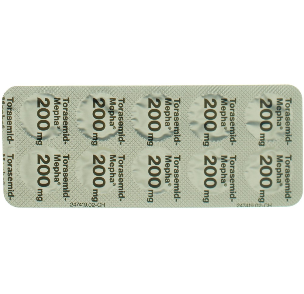 TORASEMID Mepha cpr 200 mg 100 pce