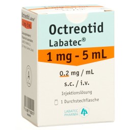 OCTREOTID Labatec sol inj 1 mg/5ml flac 5 ml