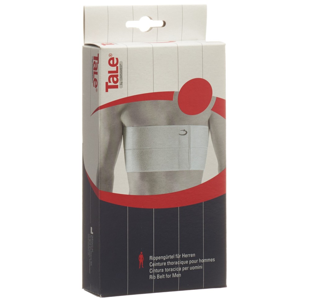 TALE bandage thorax 15cm hommes velcro blanc