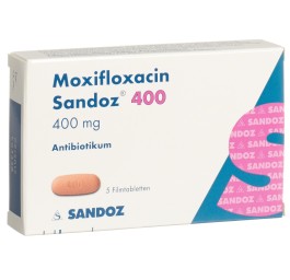 MOXIFLOXACINE Sandoz 400 mg 5 pce