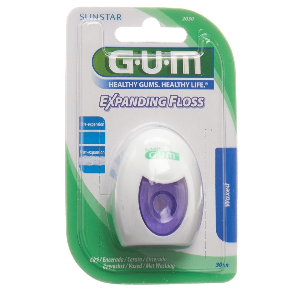 GUM Expanding soie dentaire 30m cirée