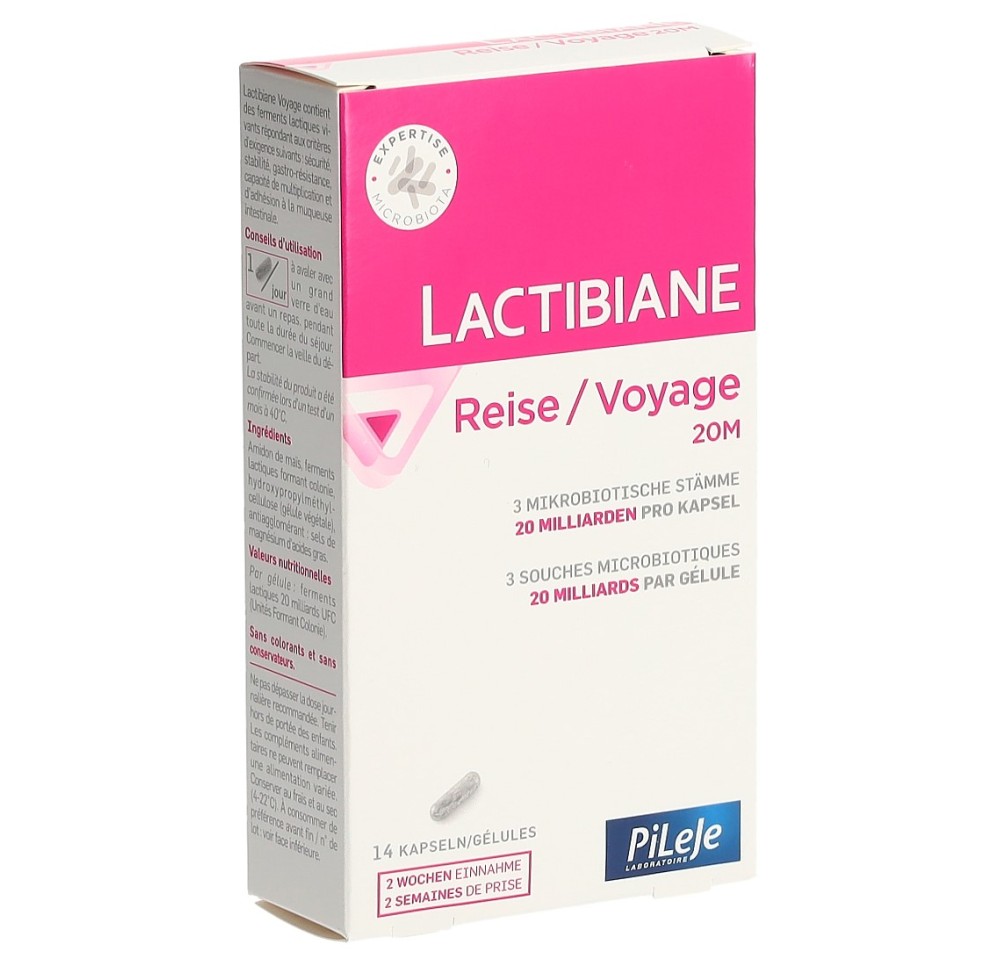 LACTIBIANE Voyage 20M caps 14 pce