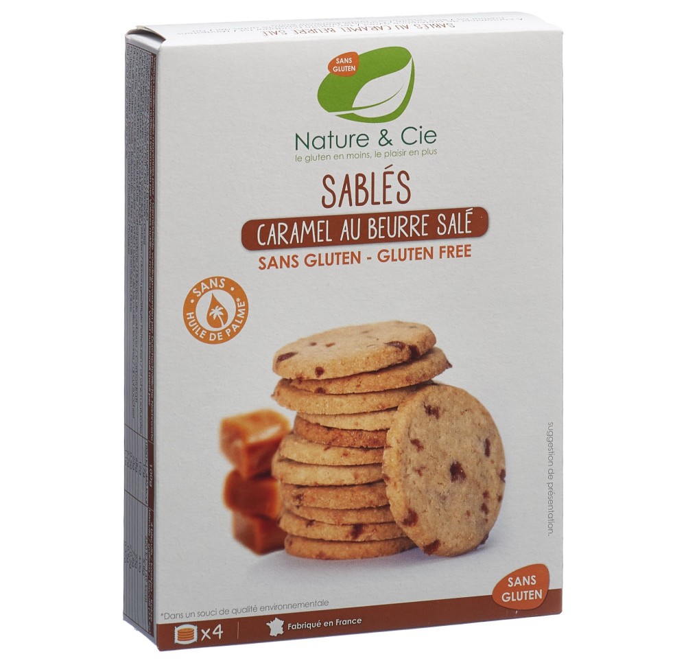 NATURE&CIE sablés au caramel sans gluten 135 g