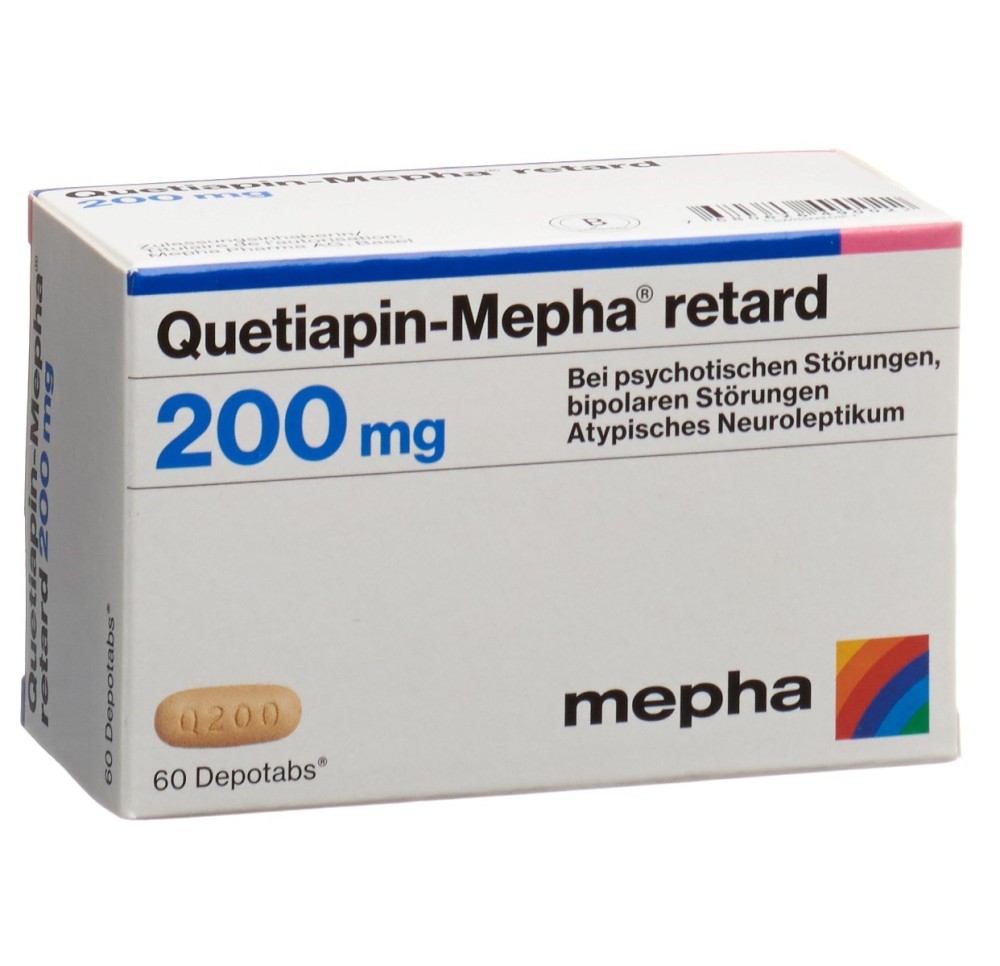 QUETIAPIN Mepha retard depotabs 200 mg 60 pce