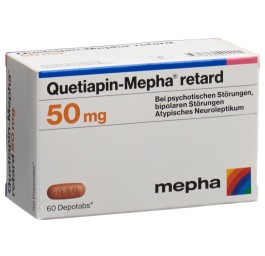 QUETIAPIN Mepha retard depotabs 50 mg 60 pce