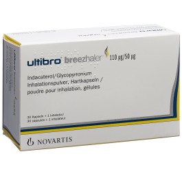 ULTIBRO BREEZHALER 110mcg/50mcg 30 pce