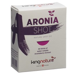 KINGNATURE Aronia Shot wasserlösl Extr 1 g 30 pce