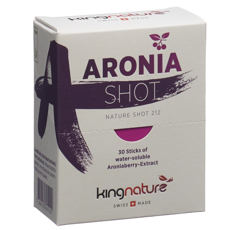 KINGNATURE Aronia Shot wasserlösl Extr 1 g 30 pce