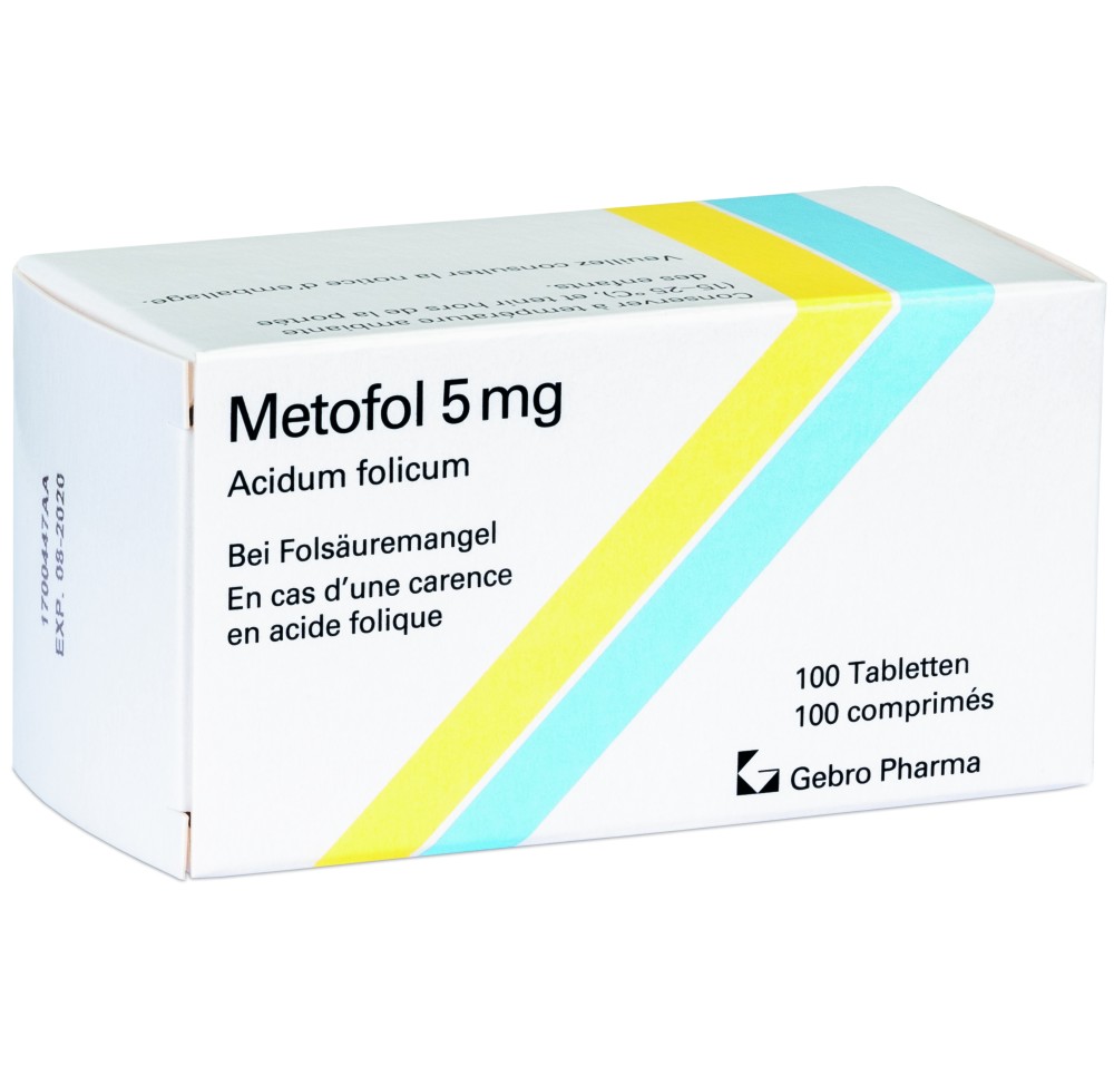 METOFOL cpr 5 mg 100 pce
