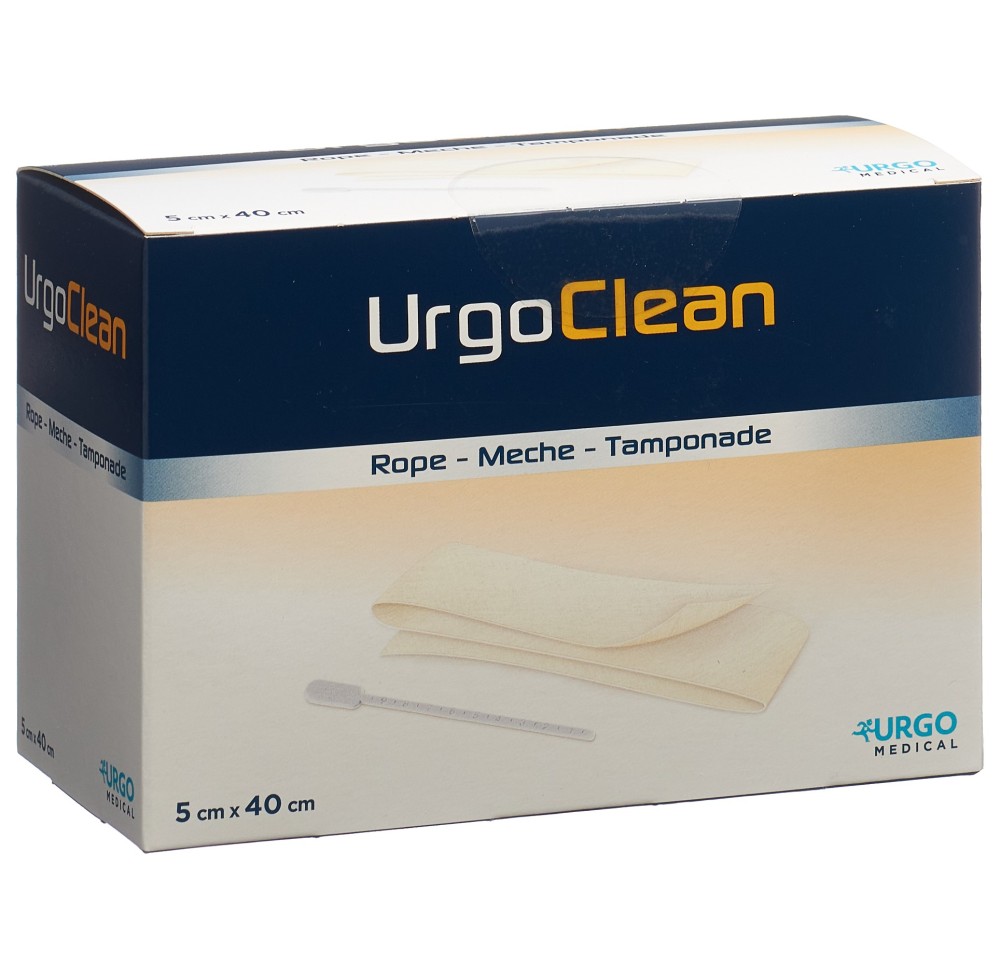URGOCLEAN mèches plates 5x40cm 5 pce