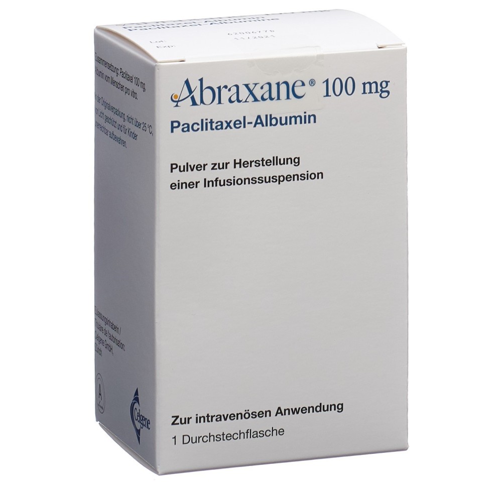 ABRAXANE subst sèche 100 mg flac