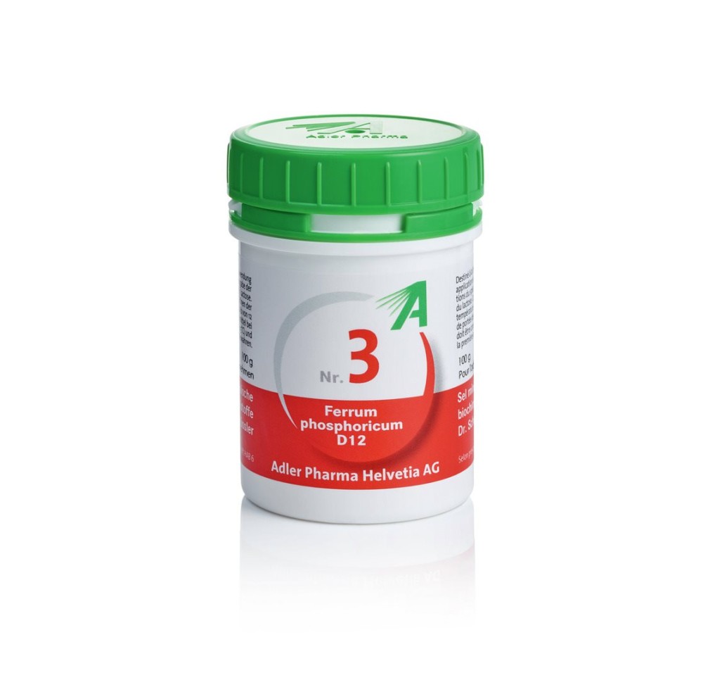ADLER SCHÜSSLER no3 ferr phos cpr 12 D 100 g