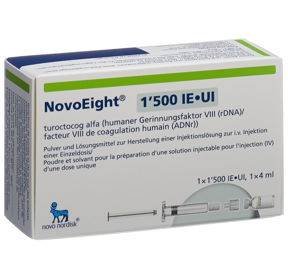 NOVOEIGHT subst sèche 1500 UI c solv flac