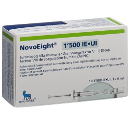 NOVOEIGHT subst sèche 1500 UI c solv flac