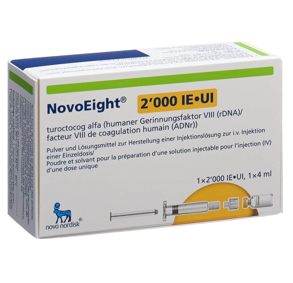 NOVOEIGHT subst sèche 2000 UI c solv flac