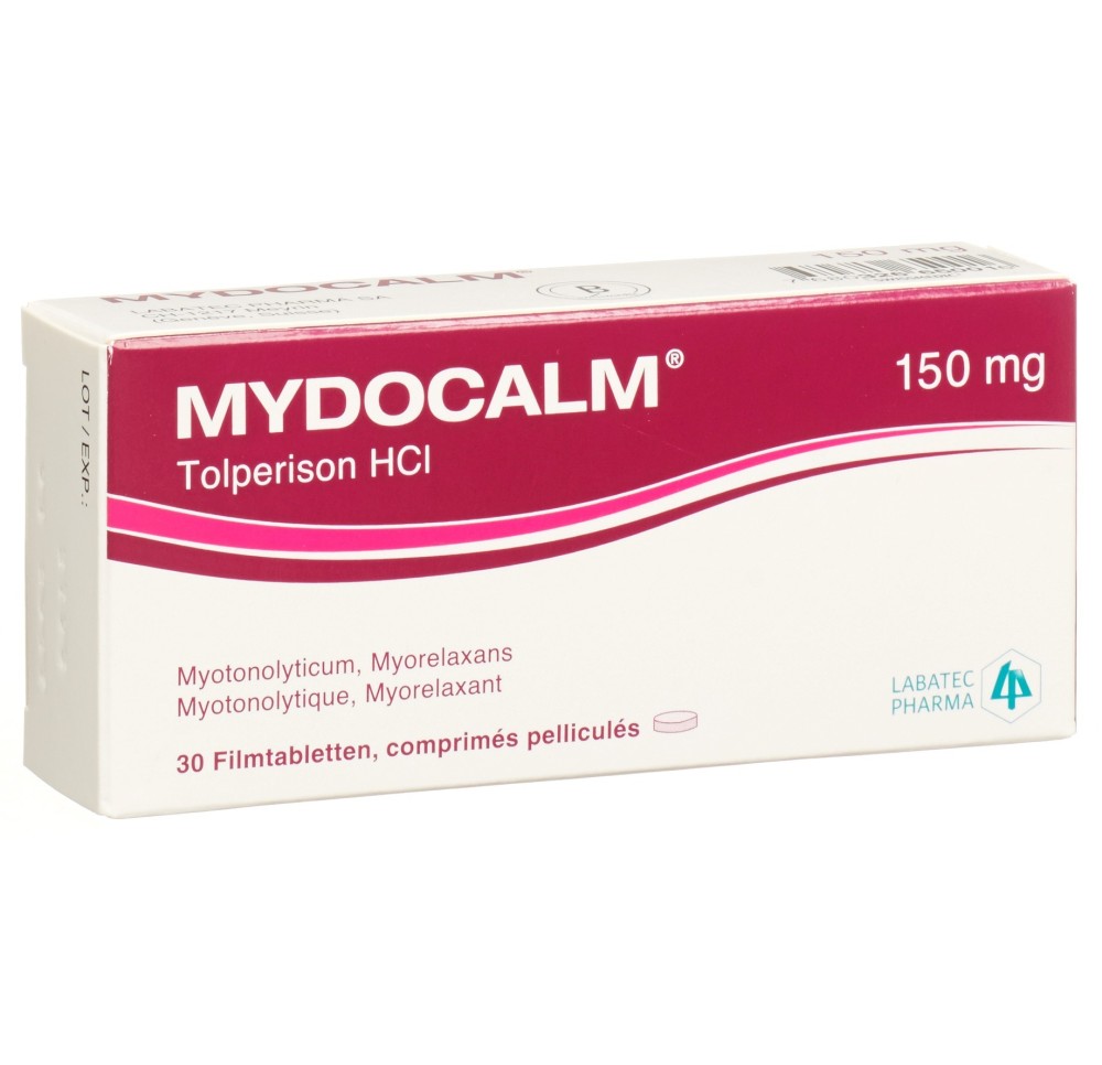 MYDOCALM cpr pell 150 mg 30 pce