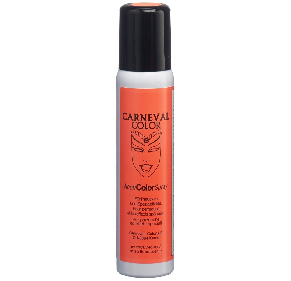 CARNEVAL COLOR Neon Color Spray leuchtrot 100 ml